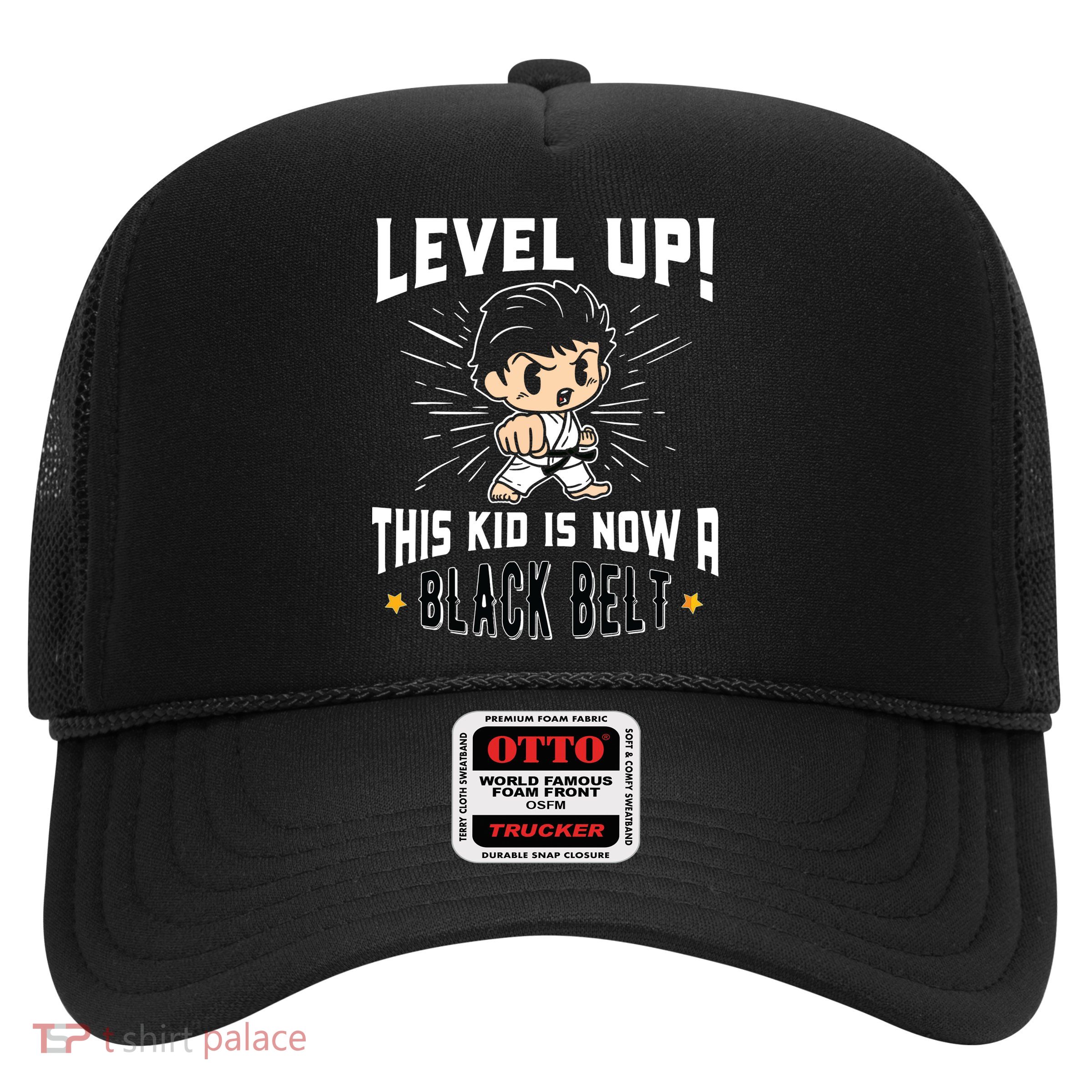 Karate Uniform Black Belt Award T Gifts Trucker Hat