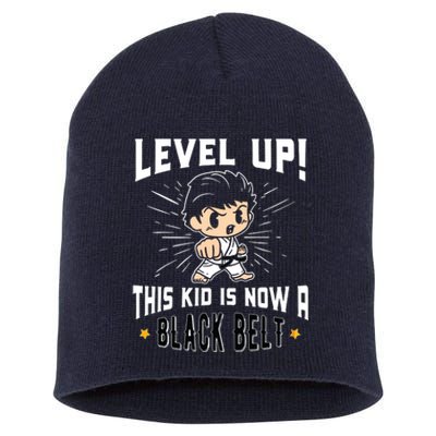 Karate Uniform Black Belt Award T Gifts Short Acrylic Beanie