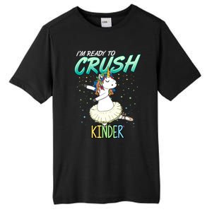 Kinder Unicorn Ballerina Ballet Dancer Hello Kindergarten Gift Tall Fusion ChromaSoft Performance T-Shirt