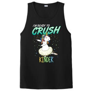 Kinder Unicorn Ballerina Ballet Dancer Hello Kindergarten Gift PosiCharge Competitor Tank