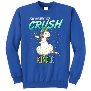 Kinder Unicorn Ballerina Ballet Dancer Hello Kindergarten Gift Sweatshirt