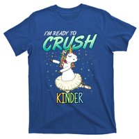 Kinder Unicorn Ballerina Ballet Dancer Hello Kindergarten Gift T-Shirt