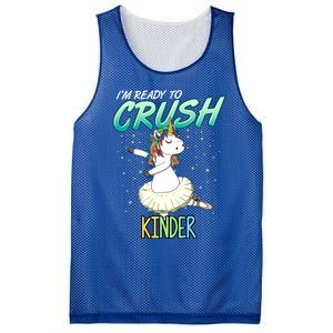 Kinder Unicorn Ballerina Ballet Dancer Hello Kindergarten Gift Mesh Reversible Basketball Jersey Tank