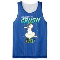 Kinder Unicorn Ballerina Ballet Dancer Hello Kindergarten Gift Mesh Reversible Basketball Jersey Tank