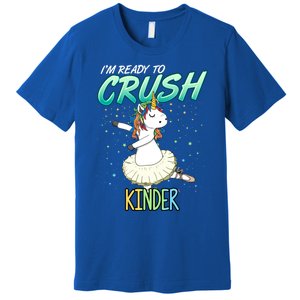 Kinder Unicorn Ballerina Ballet Dancer Hello Kindergarten Gift Premium T-Shirt