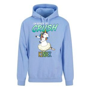 Kinder Unicorn Ballerina Ballet Dancer Hello Kindergarten Gift Unisex Surf Hoodie