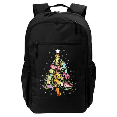 Kids Unicorn Christmas Tree Cute Unicorns Holiday Decor Daily Commute Backpack