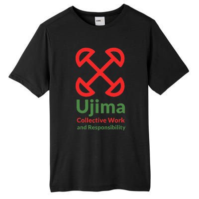 Kwanzaa Ujima Collective Work & Responsibility Tall Fusion ChromaSoft Performance T-Shirt