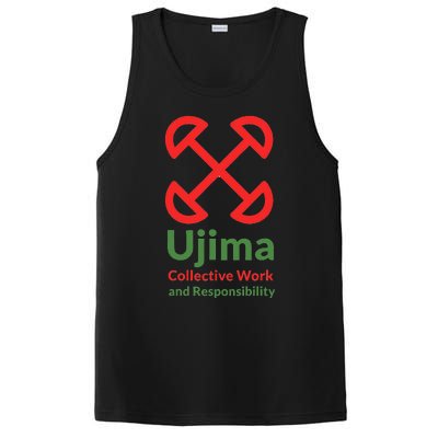 Kwanzaa Ujima Collective Work & Responsibility PosiCharge Competitor Tank