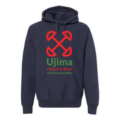 Kwanzaa Ujima Collective Work & Responsibility Premium Hoodie