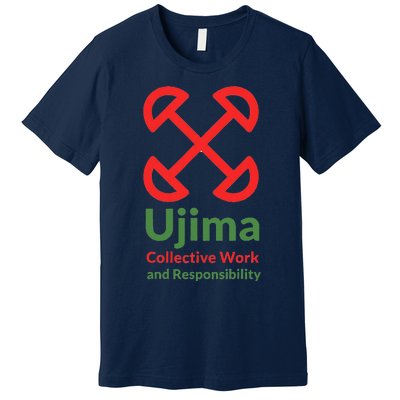 Kwanzaa Ujima Collective Work & Responsibility Premium T-Shirt