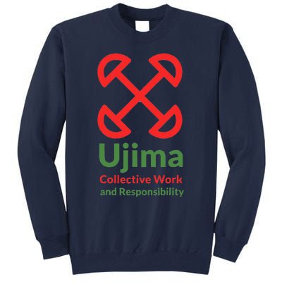 Kwanzaa Ujima Collective Work & Responsibility Tall Sweatshirt