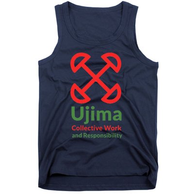 Kwanzaa Ujima Collective Work & Responsibility Tank Top