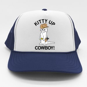 Kitty Up Cowboy Trucker Hat