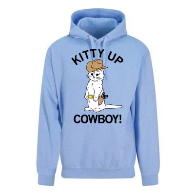 Kitty Up Cowboy Unisex Surf Hoodie