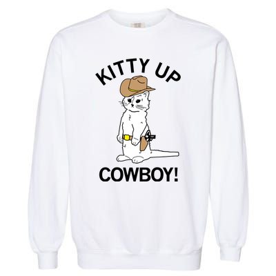 Kitty Up Cowboy Garment-Dyed Sweatshirt