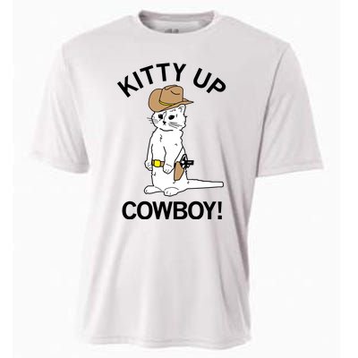 Kitty Up Cowboy Cooling Performance Crew T-Shirt