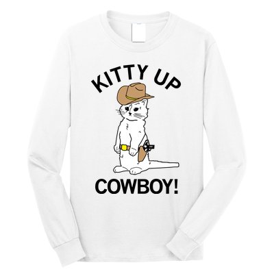 Kitty Up Cowboy Long Sleeve Shirt