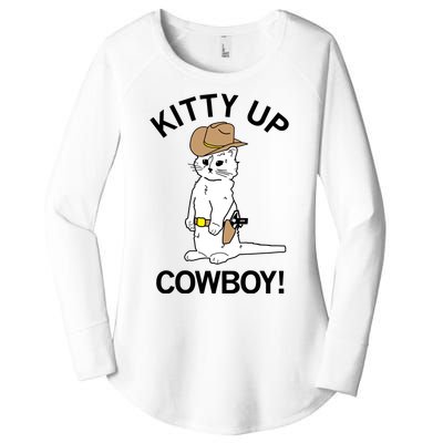 Kitty Up Cowboy Women's Perfect Tri Tunic Long Sleeve Shirt