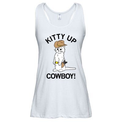 Kitty Up Cowboy Ladies Essential Flowy Tank