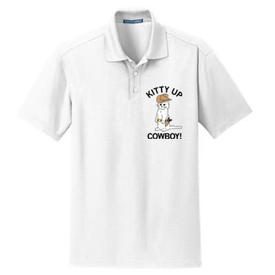 Kitty Up Cowboy Dry Zone Grid Polo