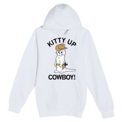 Kitty Up Cowboy Premium Pullover Hoodie