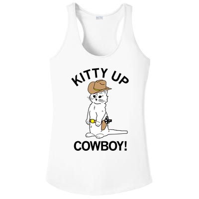 Kitty Up Cowboy Ladies PosiCharge Competitor Racerback Tank