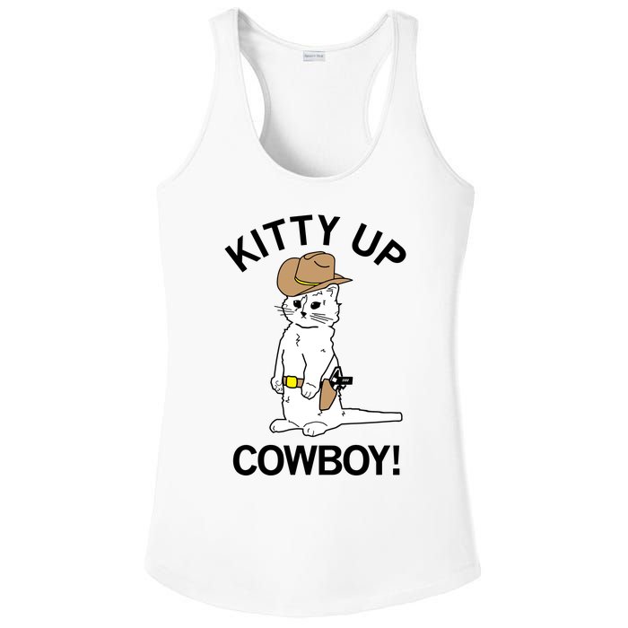 Kitty Up Cowboy Ladies PosiCharge Competitor Racerback Tank