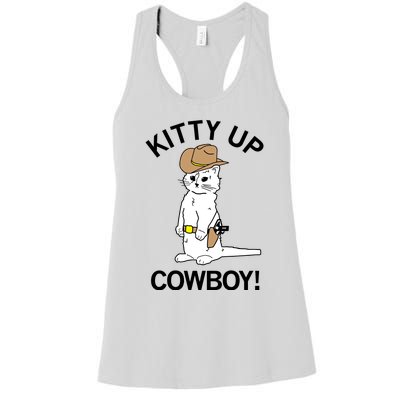 Kitty Up Cowboy Women's Racerback Tank