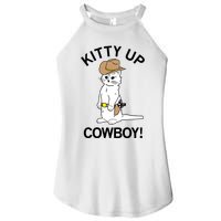 Kitty Up Cowboy Women's Perfect Tri Rocker Tank