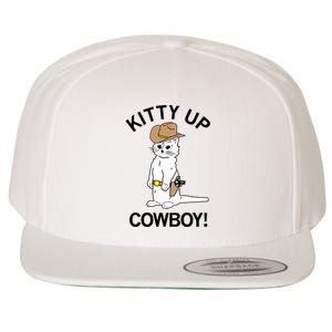 Kitty Up Cowboy Wool Snapback Cap