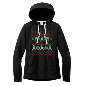 Karate Ugly Christmas Cool Gift Women's Fleece Hoodie