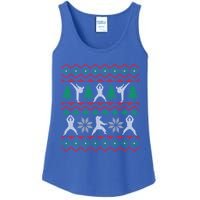 Karate Ugly Christmas Cool Gift Ladies Essential Tank