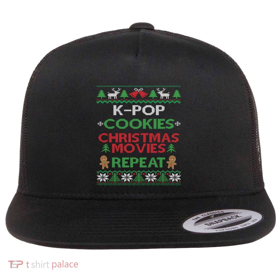 Kpop Ugly Christmas Gift Korean Pop Music Fan Gift Flatbill Hat