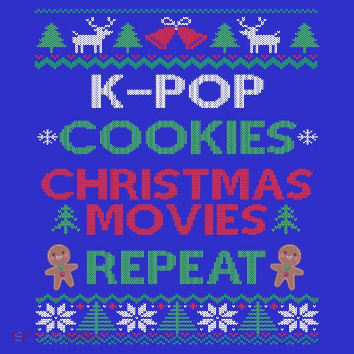 Kpop Ugly Christmas Gift Korean Pop Music Fan Gift T-Shirt