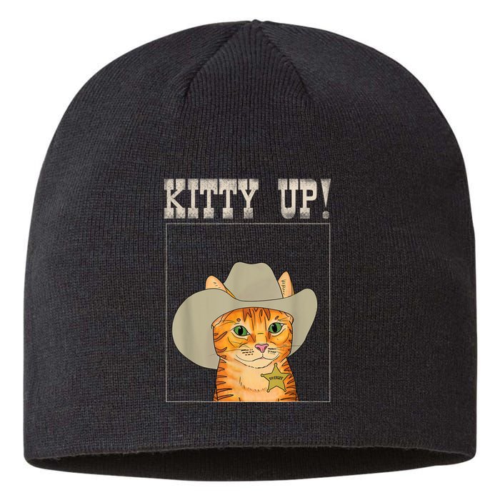 Kitty Up! Cowboy Cat Western Kitten Sustainable Beanie