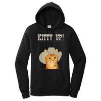 Kitty Up! Cowboy Cat Western Kitten Women's Pullover Hoodie