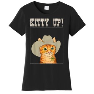 Kitty Up! Cowboy Cat Western Kitten Women's T-Shirt