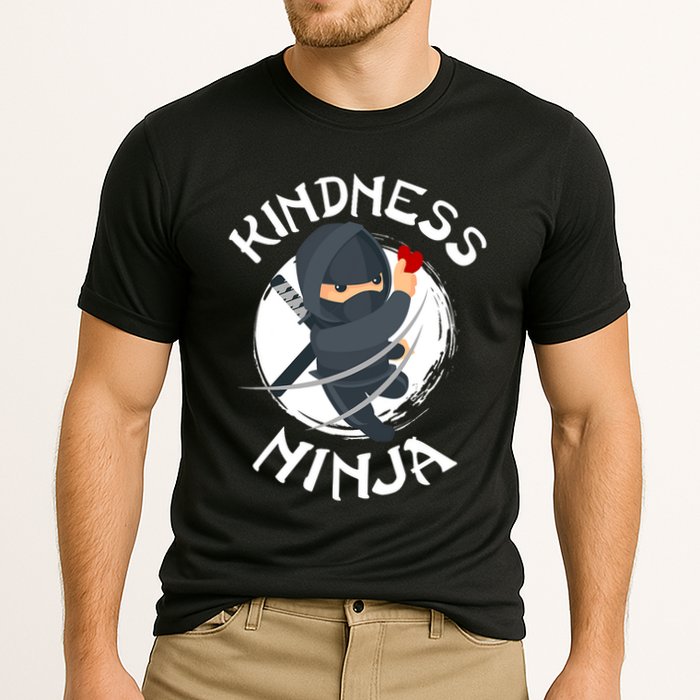Kids Unity Day Orange Kindness Ninja Anti Bullying Cooling Performance Crew T-Shirt