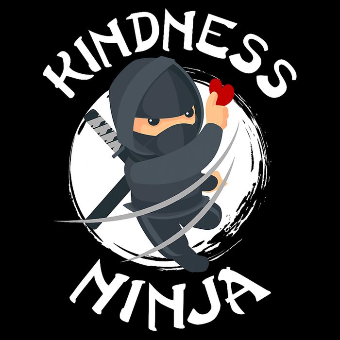 Kids Unity Day Orange Kindness Ninja Anti Bullying Cooling Performance Crew T-Shirt