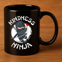 Kids Unity Day Orange Kindness Ninja Anti Bullying 11oz C Handle Ceramic Mug