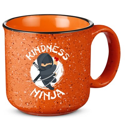 Kids Unity Day Orange Kindness Ninja Anti Bullying 15oz Campfire Ceramic Mug