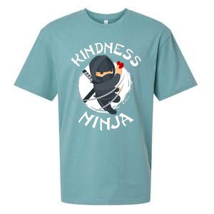 Kids Unity Day Orange Kindness Ninja Anti Bullying Sueded Cloud Jersey T-Shirt