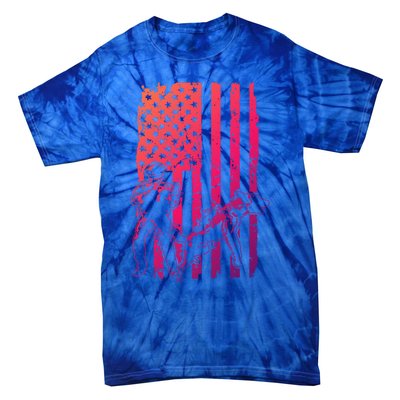 K9 Unit Dog Police Officer Army Soldier Rescue Usa Flag Gift Tie-Dye T-Shirt