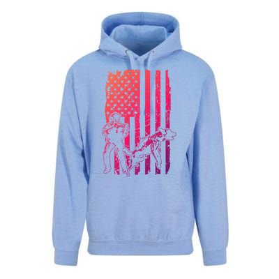 K9 Unit Dog Police Officer Army Soldier Rescue Usa Flag Gift Unisex Surf Hoodie