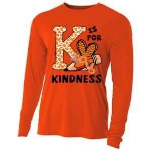 Kindness Unity Day Orange No Bullying Teachers Cooling Performance Long Sleeve Crew