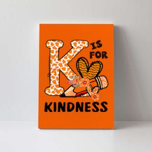 Kindness Unity Day Orange No Bullying Teachers Canvas