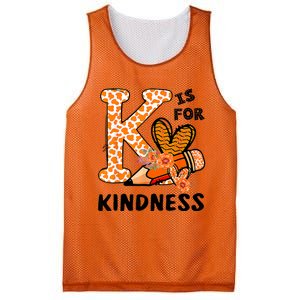 Kindness Unity Day Orange No Bullying Teachers Mesh Reversible Basketball Jersey Tank