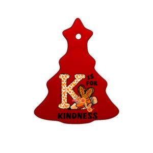 Kindness Unity Day Orange No Bullying Teachers Ceramic Tree Ornament