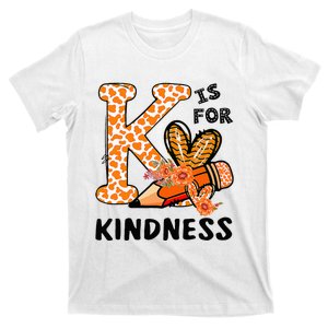 Kindness Unity Day Orange No Bullying Teachers Kids T-Shirt